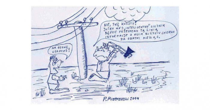 Potencjalne zagrożenia dla inteligentnych licznik&oacute;w (&bdquo;z przymrużeniem oka&rdquo;)
P. Piotrowski