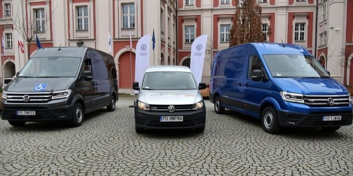 Poznań testuje samochody dostawcze z napędem elektrycznym, fot. Volkswagen
