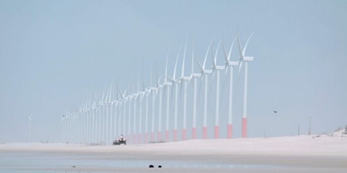 Pierwsza turbina na farmie wiatrowej na morzu Borssele, fot. unsplash.com
