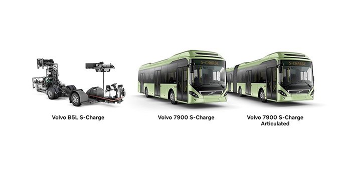 Samoładujący się autobus Volvo z napędem elektrycznym, fot. Volvo Buses