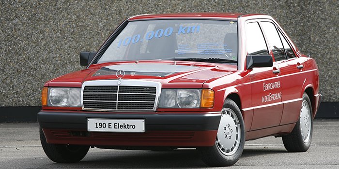 Mercedes-Benz 190 &ndash; pionier elektromobilności z 1990 roku, fot.&nbsp;