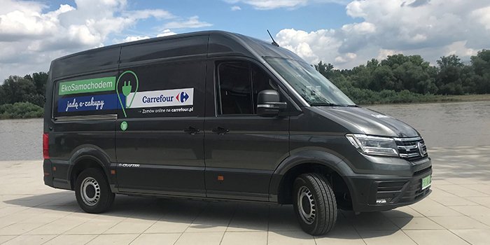Carrefour testuje elektryki do przewozu żywności, fot. Carrefour