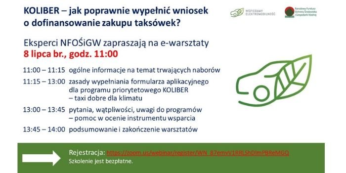 Szkolenie z wypełniania wniosk&oacute;w w programie &bdquo;Koliber&rdquo;, fot. NFOŚiGW