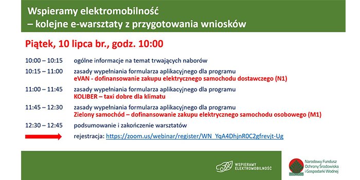 Warsztaty z wniosk&oacute;w o dofinansowanie elektromobilności , fot. NFOŚiGW
