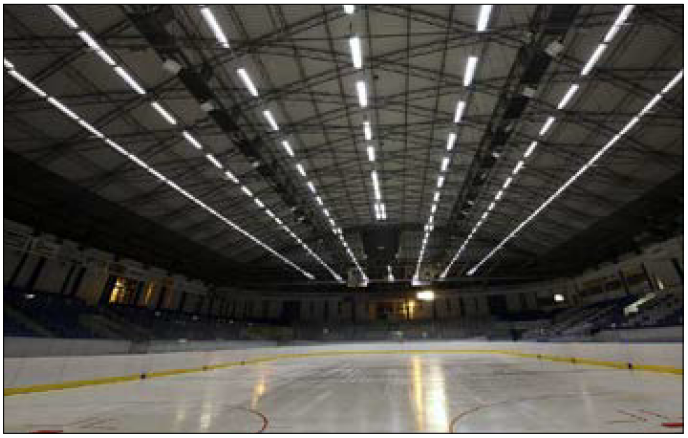 rys 3 przykladowe oswietlenie energooszczedne led dla obiektu sportu wyczynowego