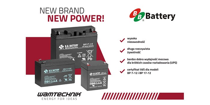 B.B. Battery nowa marka w ofercie Wamtechnik