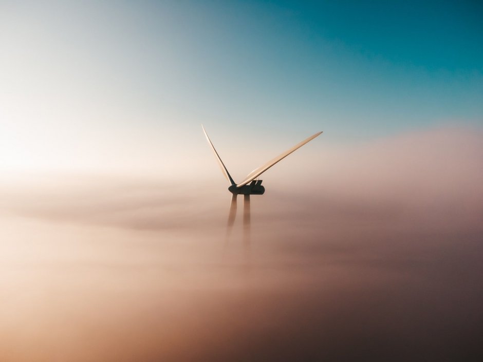 Farma wiatrowa. Fot. Unsplash