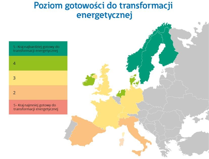 mapa europa transformacja energetyczna