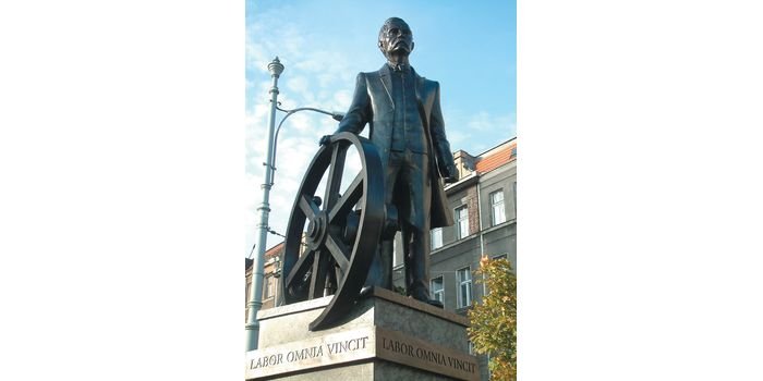 Pomnik Hipolita Cegielskiego w Poznaniu&nbsp; fot. Wikipedia
