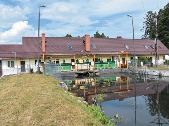 EW ŻELKOWO. Od strony górnej wody
