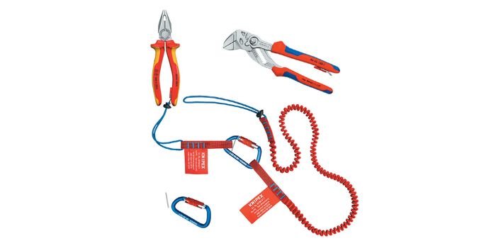 System zabezpieczający narzędzia przed upadkiem Knipex TT