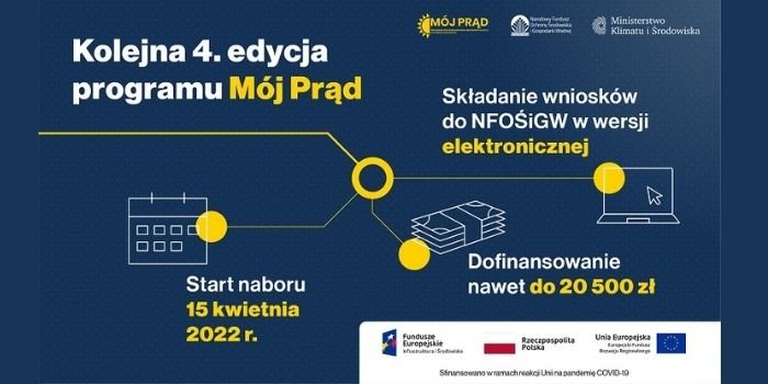 Startuje czwarta edycja programu &bdquo;M&oacute;j Prąd&rdquo;, fot. NFOŚiGW