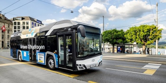 Autobus wodorowy Urbino 12 hydrogen wyjedzie na ulice Lublina we wrześniu 2023 r., fot. Solaris Bus &amp; Coach