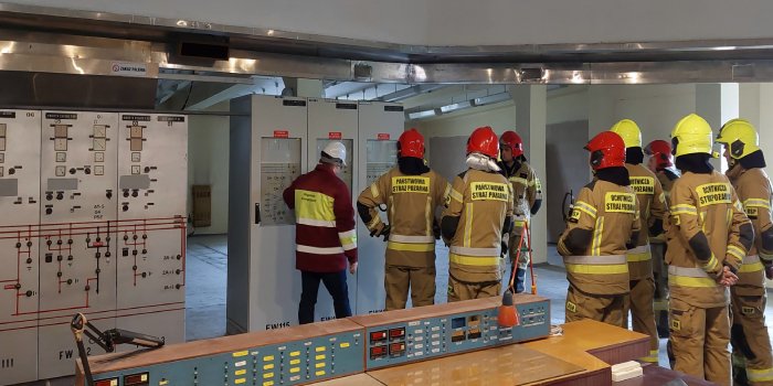 Energa-Operator zorganizowała szkolenie dla grudziądzkiej straży pożarnej, fot. materiały prasowe