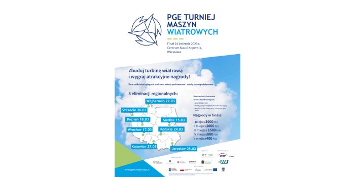 Fundacja PGE ogłasza drugą edycję konkursu PGE Turniej Maszyn Wiatrowych