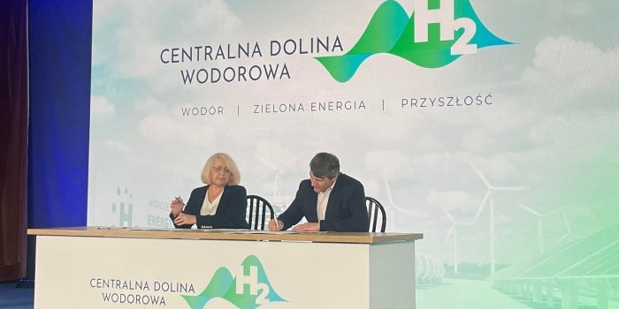 List intencyjny w sprawie powołania do życia Centralnej Doliny Wodorowej podpisano 17 lipca br. w Kozienicach, fot. Enea