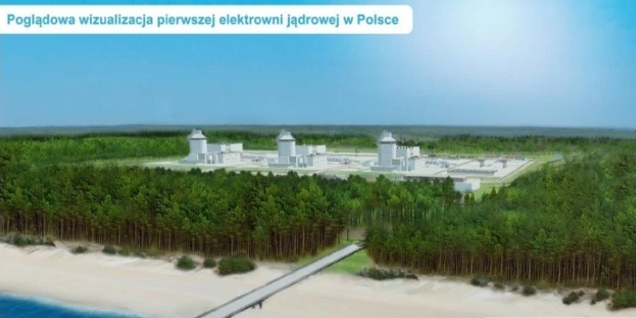 Generalny Dyrektor Ochrony Środowiska wydał decyzję środowiskową dla budowy pierwszej elektrowni jądrowej, wizualizacja: PEJ
