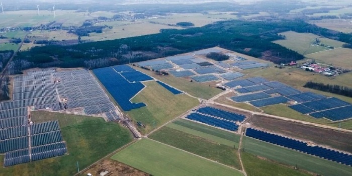 W woj. lubuskim ruszyła ogromna farma PV zbudowana w całości z tracker&oacute;w, fot. Nomad Electric