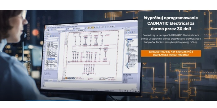 CADMATIC Electrical - poznaj najbardziej wszechstronne dostępne na rynku oprogramowanie przeznaczone dla projektant&oacute;w elektryk&oacute;w. Fot. CADMATIC Electrical