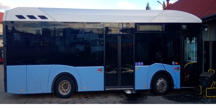 Jesienią ubiegłego roku MKS Jasło testowało elektryczny autobus Urbino 9LE marki Solaris, fot. MKS Jasło