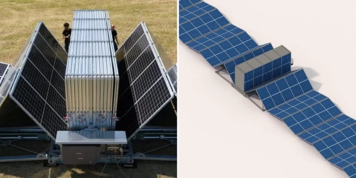 Nowość z Austrii: przenośna instalacja PV, składana jak harmonijka, fot. Solarcont