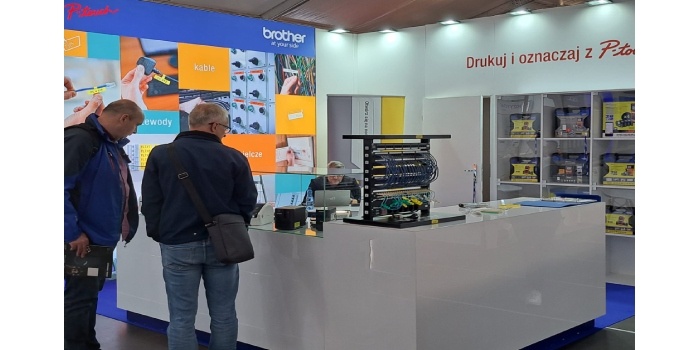 Stoisko firmy Brother podczas targ&oacute;w ENERGETAB 2024