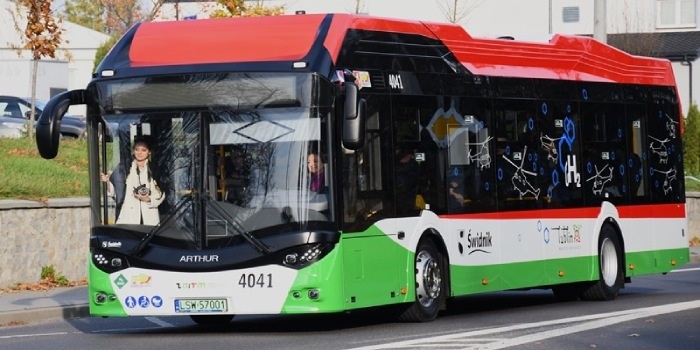 Świdnik: polski debiut autobus&oacute;w wodorowych Arthur Bus, fot. UM Świdnik