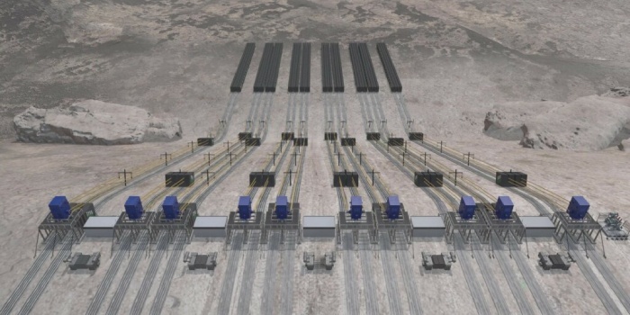 Grawitacyjny magazyn energii w stanie Nevada. Fot. aresnorthamerica.com