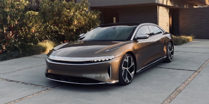 Rekordowy zasięg elektryka: 824 km na jednym ładowaniu Lucida Air. Fot. Lucid