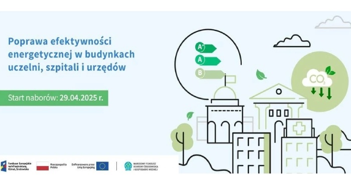 NFOŚiGW: 220 mln zł na poprawę efektywności energetycznej budynk&oacute;w publicznych