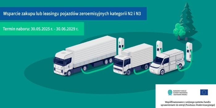 Ruszył nab&oacute;r wniosk&oacute;w o dofinansowanie do zeroemisyjnych ciężar&oacute;wek