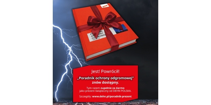 Prezent od DEHN Polska: darmowy &bdquo;Poradnik ochrony odgromowej&rdquo;!
