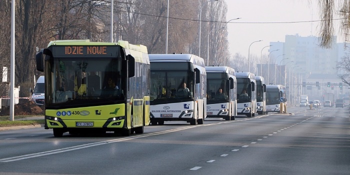 Do Kalisza dotarły pierwsze w mieście elektryczne autobusy. Fot. Kancelaria Prezydenta Kalisza