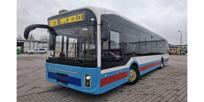 Siedlce podpisały umowę na zakup kolejnej partii autobus&oacute;w elektrycznych Yutong. Fot. MPK Siedlce
