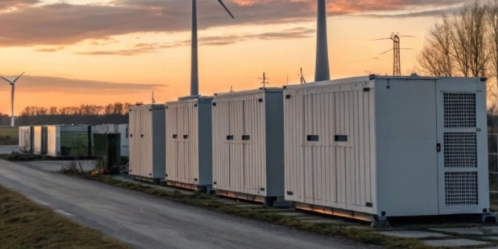 Grupa Mosty instaluje magazyny energii przy swoich farmach słonecznych i wiatrowych. Fot. https://mosty.pl/