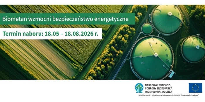Ruszył nab&oacute;r wniosk&oacute;w o dofinansowanie inwestycji w rozw&oacute;j sektora biometanu