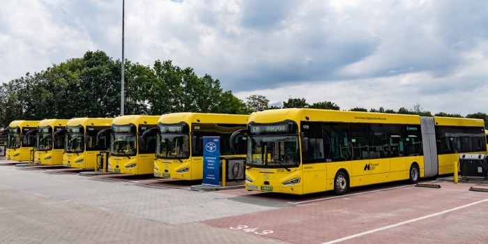 G&oacute;rnośląsko-Zagłębiowska Metropolia odebrała 73 nowe autobusy elektryczne. Fot. GZM/Krzysztof Malinowski