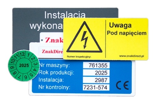 naklejki przemyslowe