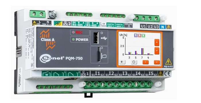 Zdjęcie 1. Analizator Sonel PQM-750. Fot. Sonel S.A