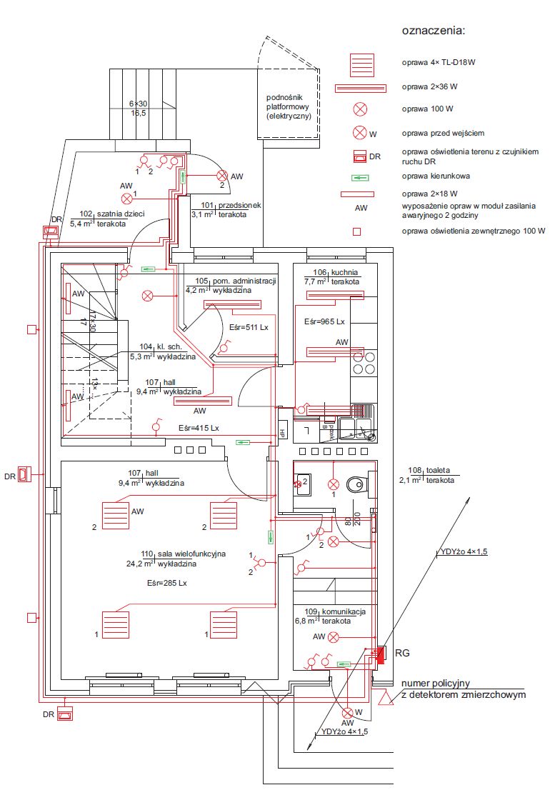 Schemat Instalacji Elektrycznej Domu OPIS INSTALACJA ELEKTRYCZNA Schemat Instalacji Elektrycznej Domu OPIS INSTALACJA ELEKTRYCZNA